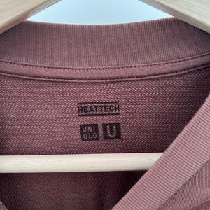 uniqlo crewneck heattech shirt